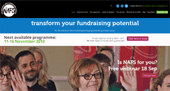 Desktop Screenshot of nationalartsfundraisingschool.com